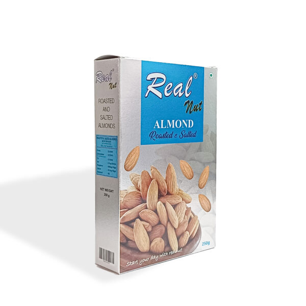 Real Nut Almond Roasted & Salted - 250g - Image 2